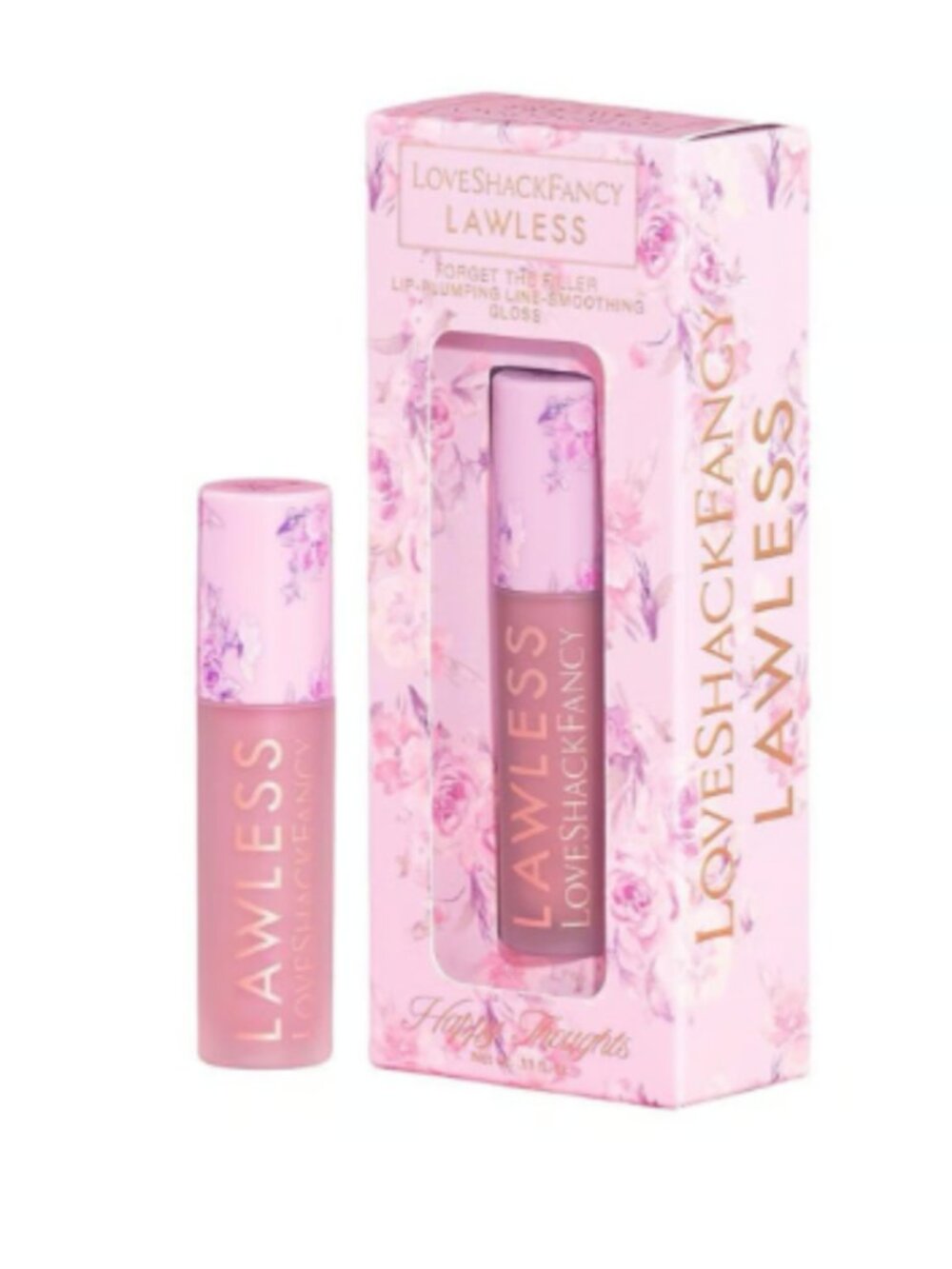Lawless x lock shack fancy sparkly limp plumping gloss